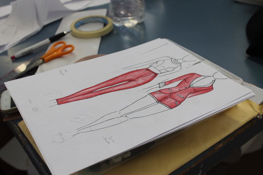Photo of a Fashion Design Sketch